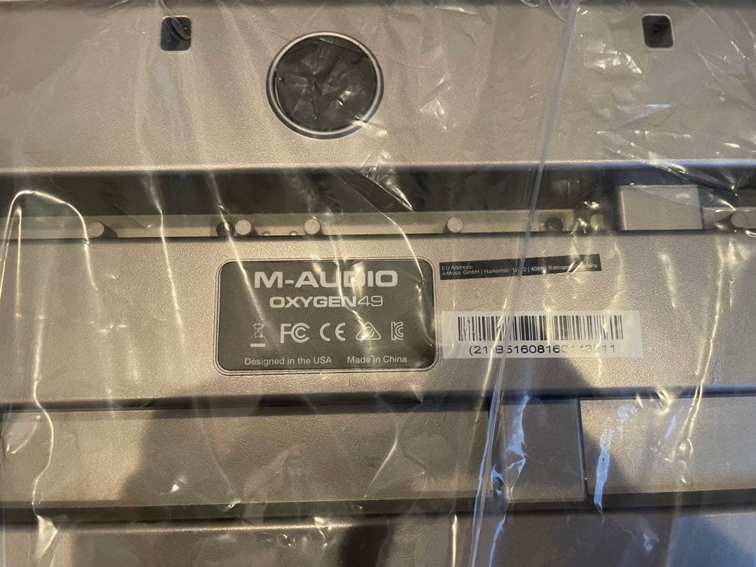 M-AUDIO MIDIキーボード　OXYGEN 49