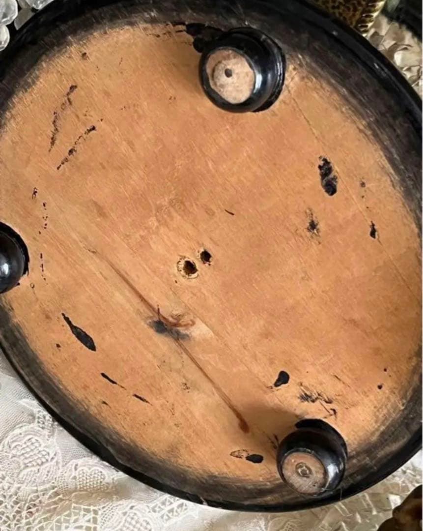 アンティークグローブドマリエガラスドームティアラディスプレイスタンド台座什器