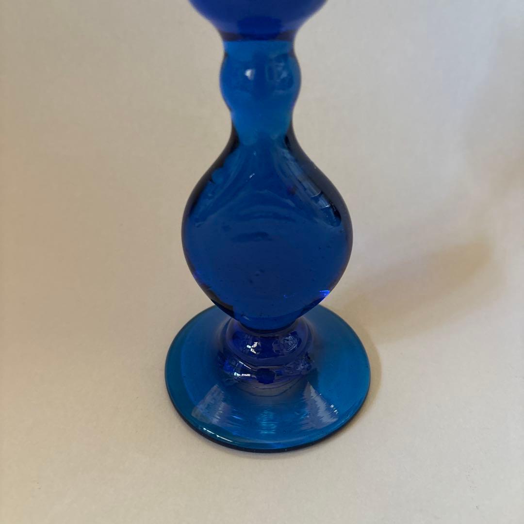 倉敷ガラス 小谷眞三 小谷真三 キャンドルスタンド 蝋燭立て 民藝