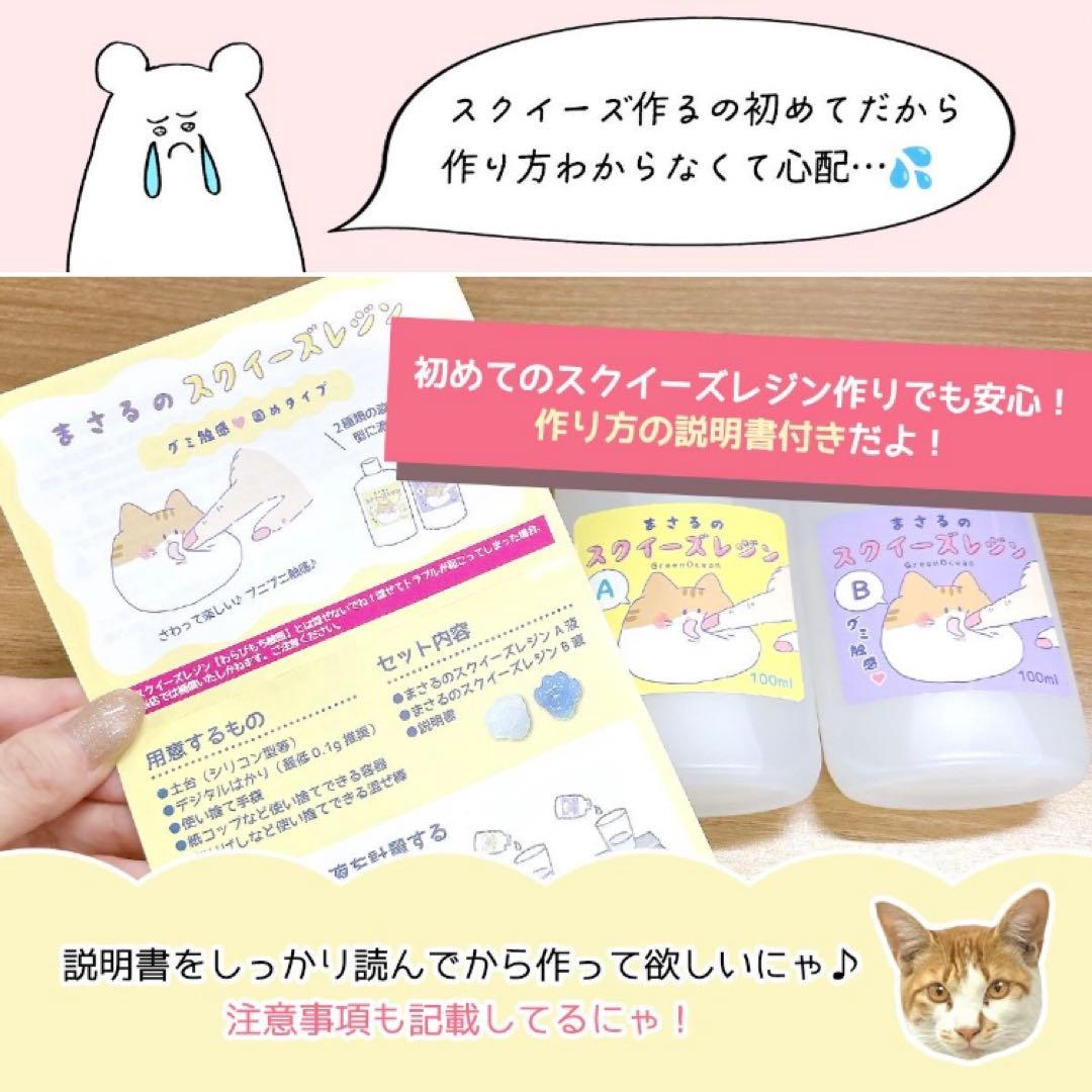 完売品【新品未使用】スクイーズレジンスターターセット greenocean