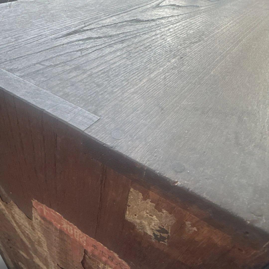 ヴィンテージ　味のある小さめの古い木製タンス 引き出し多数