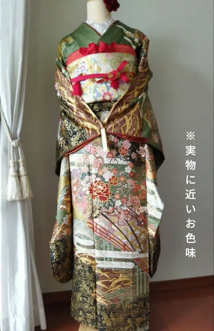 ゆたろう様　398.振袖7点セット　正絹　フルセット　成人式