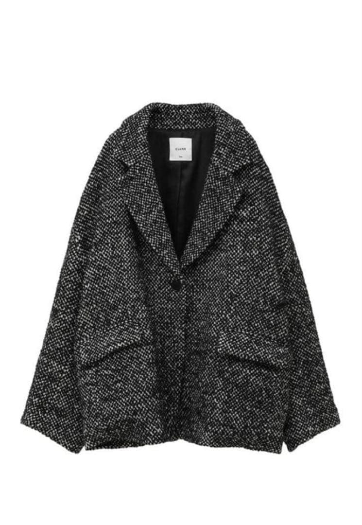 値下げクラネ❗️SuzuHirose×CLANEMIXCOLOROVERCOAT