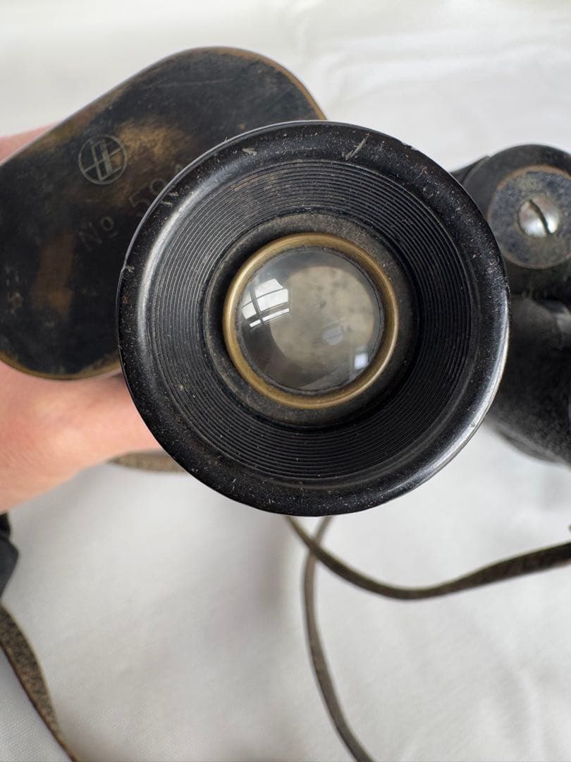 旧日本軍 双眼鏡と収納ケースセット