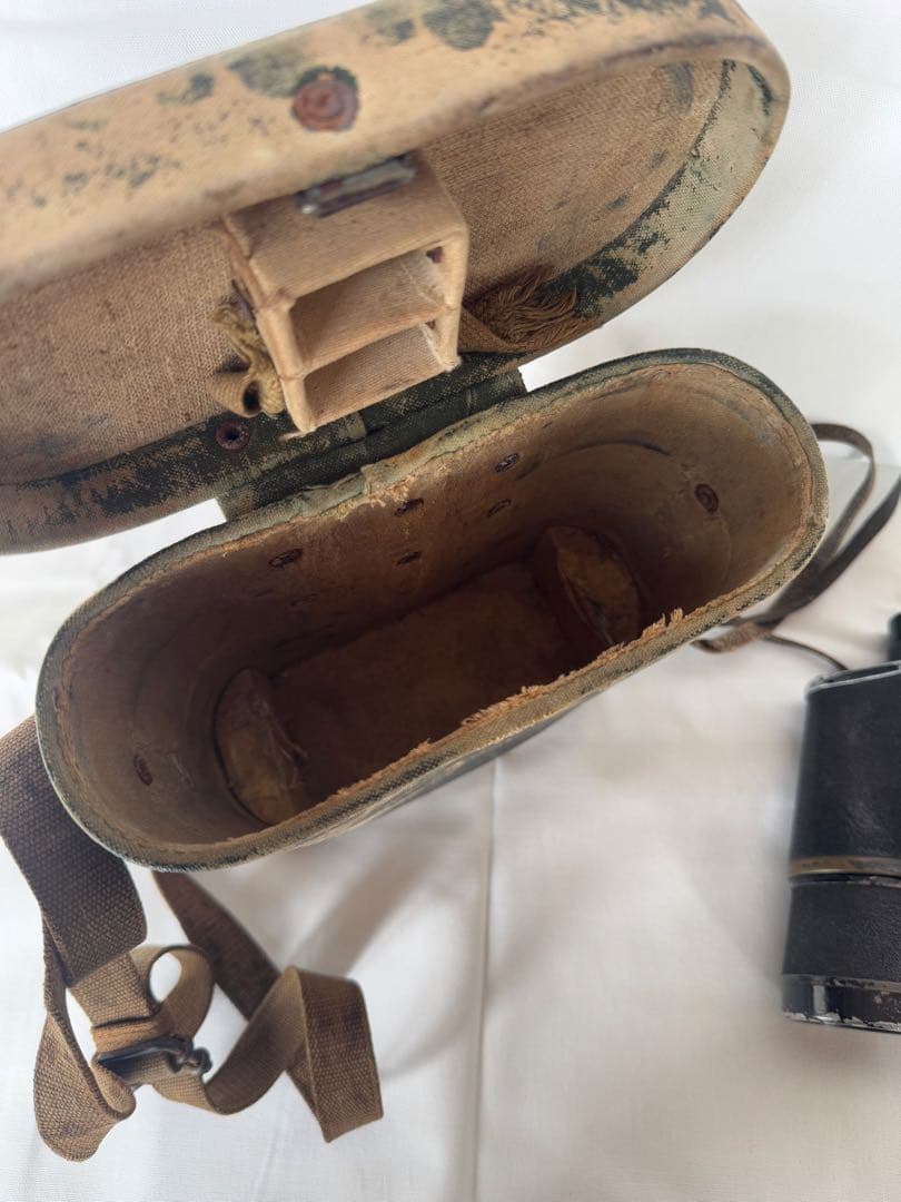 旧日本軍 双眼鏡と収納ケースセット