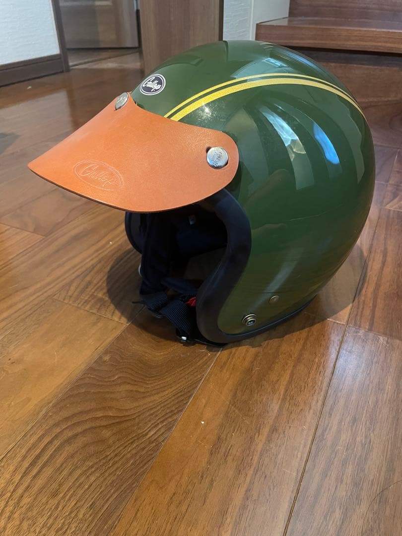 ジェットヘルメット オリーブグリーン