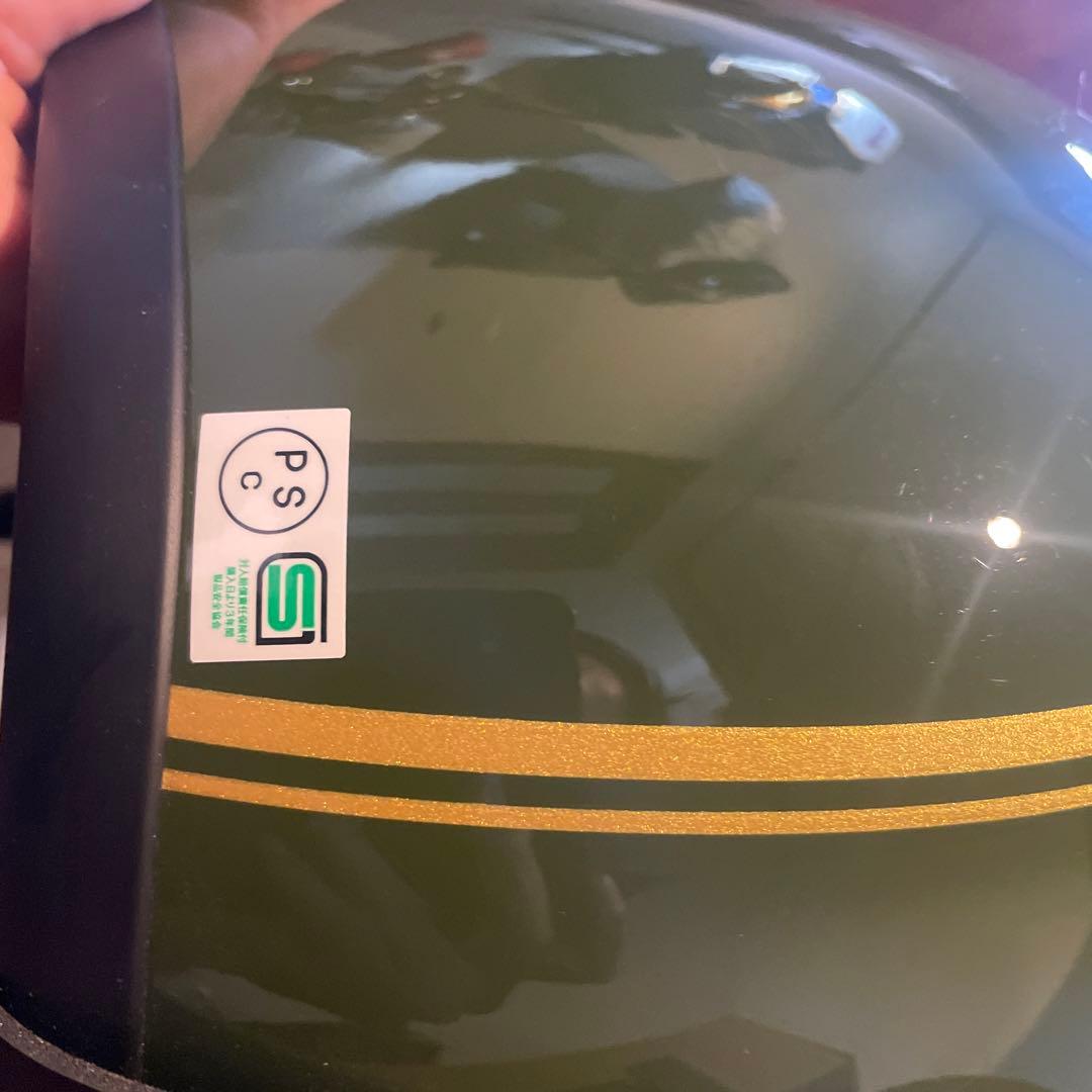 ジェットヘルメット オリーブグリーン