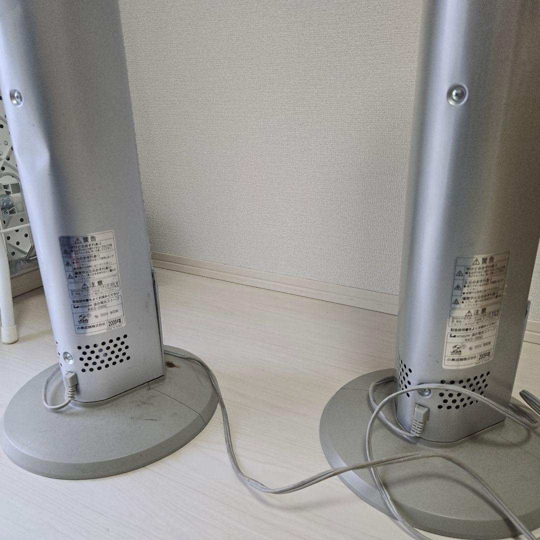 KOIZUMI 遠赤外線ヒーター KKS-0992 タワー型 2本