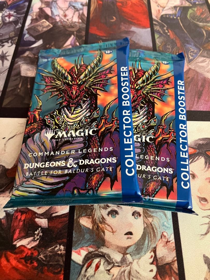 MTG バルダーズゲート 英語　コレクターブースター　未開封　3パック