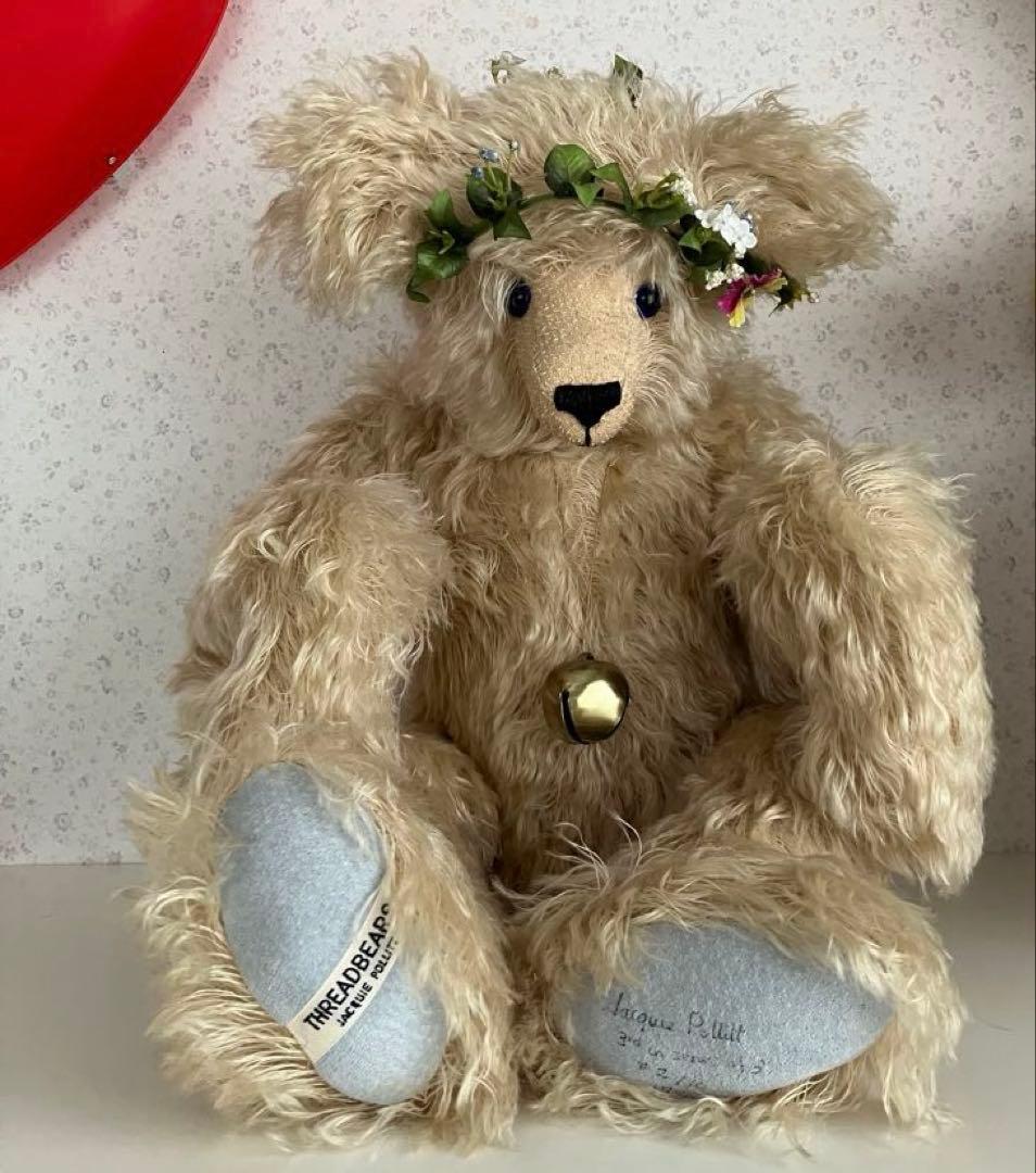 アーティストベアテディベア＊ぬいぐるみアンティークマ古いビンテージカントリー雑貨