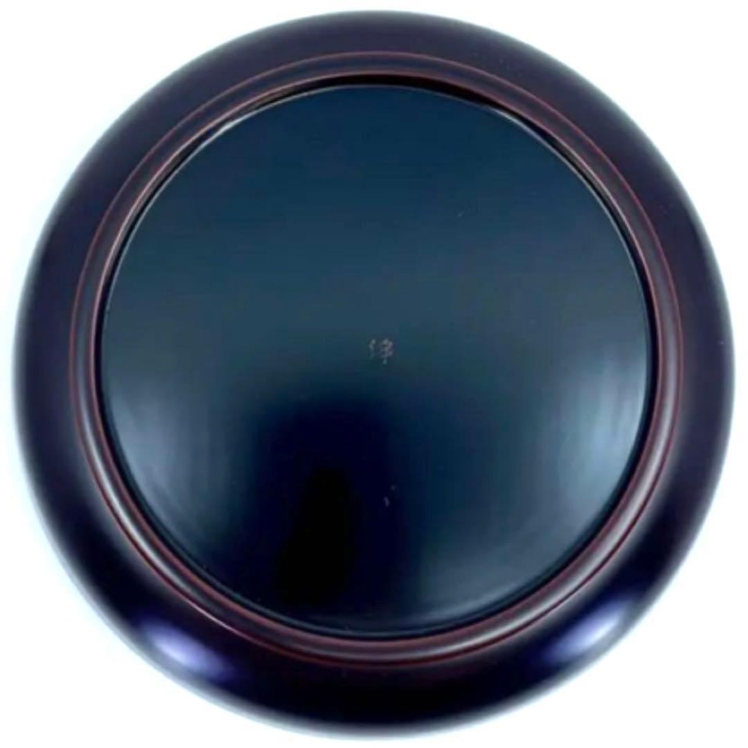 岩舘正二/隆　浄法寺塗高台八寸盛皿