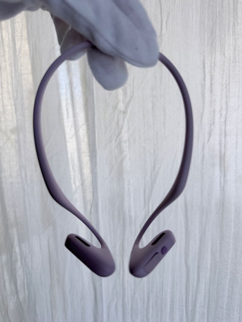 骨伝導イヤホン パープル