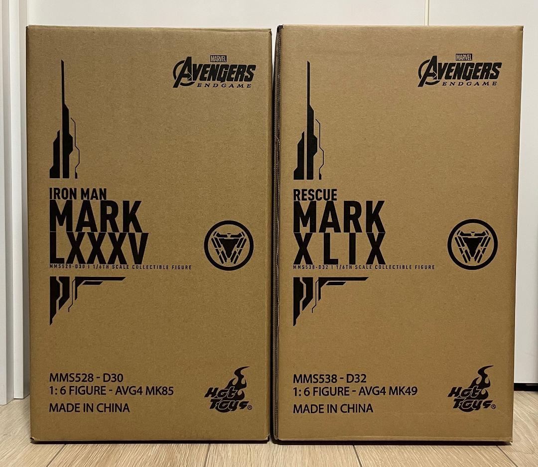 【2体セット】ホットトイズ アイアンマン マーク85 & レスキュー