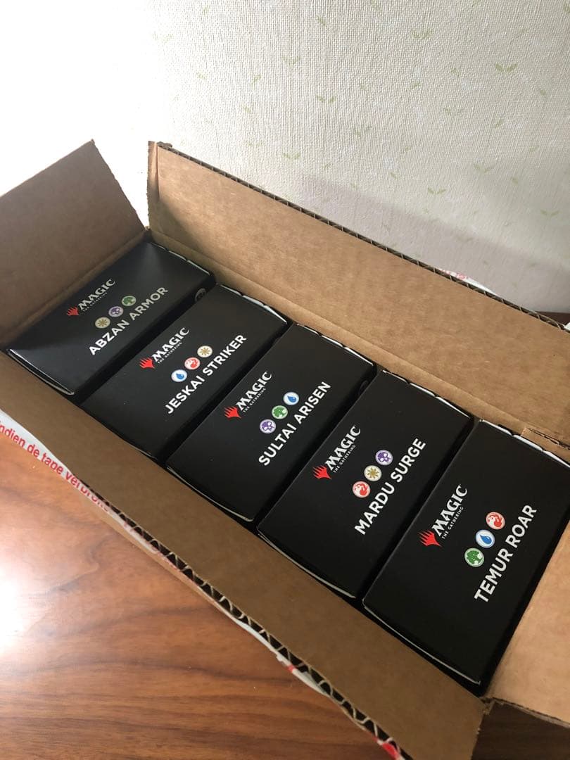 TARKIR COMMANDER all 5 EN タルキール統率者デッキ英５種