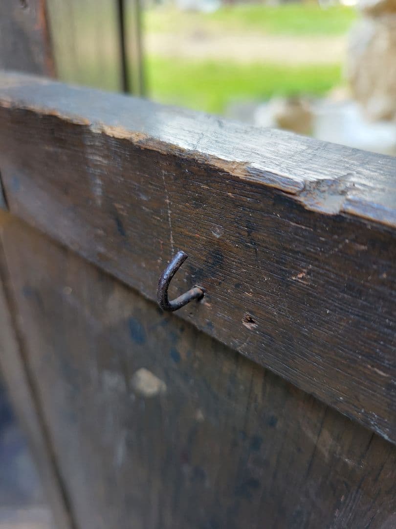 旧国鉄備品 / 木製 / 片袖机 / 引き出し付き 昭和レトロ