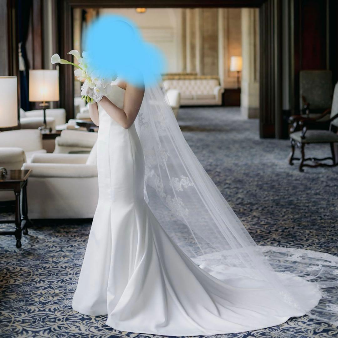 桂由美　ウェディングドレス　取り外し可能リボン付き　値段交渉受付