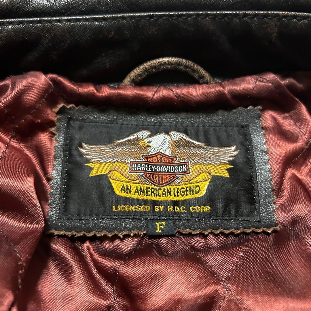 ハーレーダビッドソン 革ジャン ヴィンテージ レザー ライダースジャケット