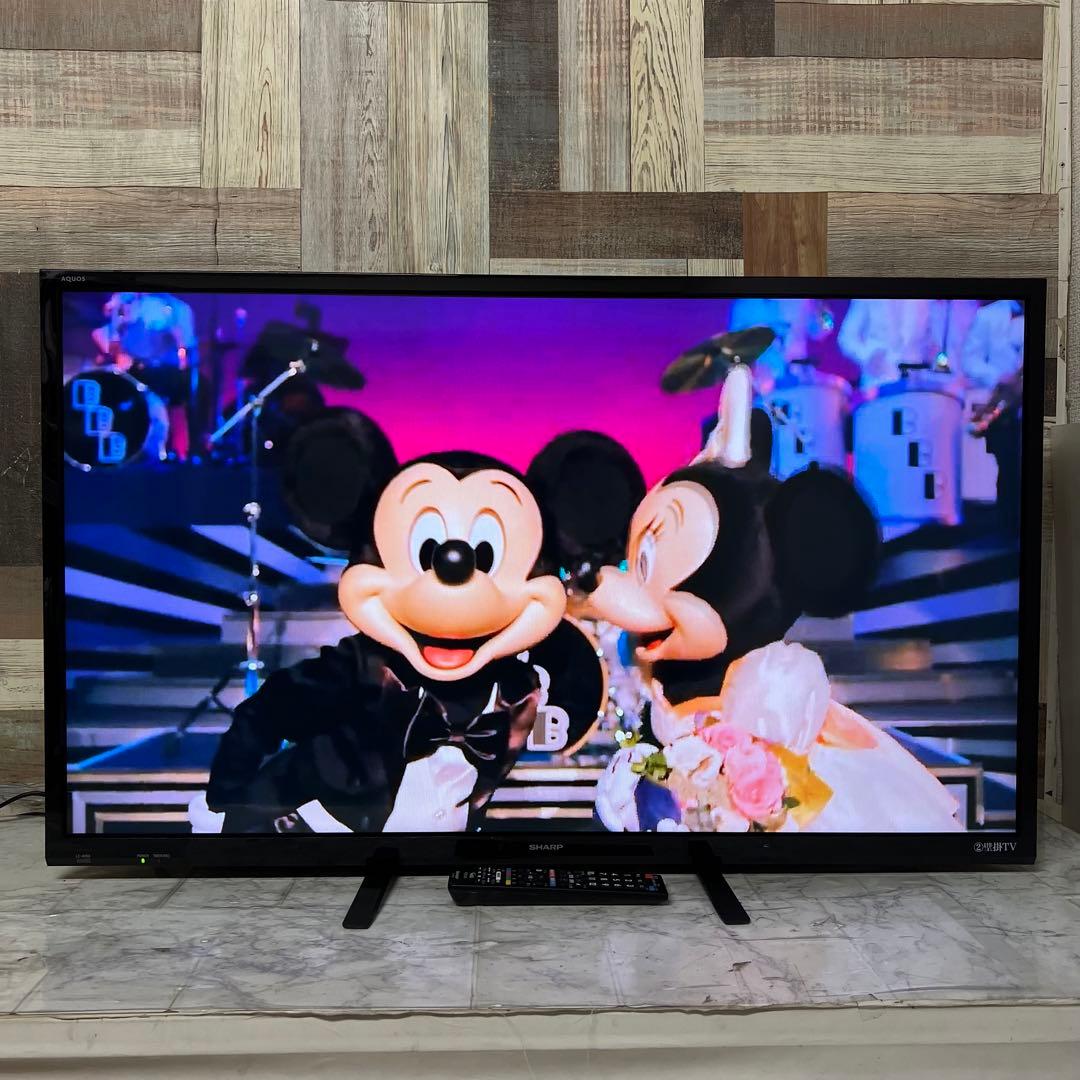 即日受渡❣️全国送料込SHARP 40型液晶テレビ外付けHDD対応裏番組録画
