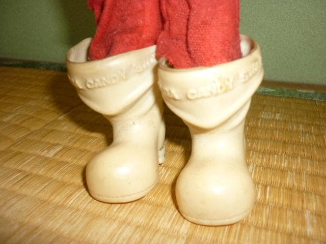 極希少 非売品 昭和10年頃◆森永キャンデーストア 銀座店 店頭用サンタクロース