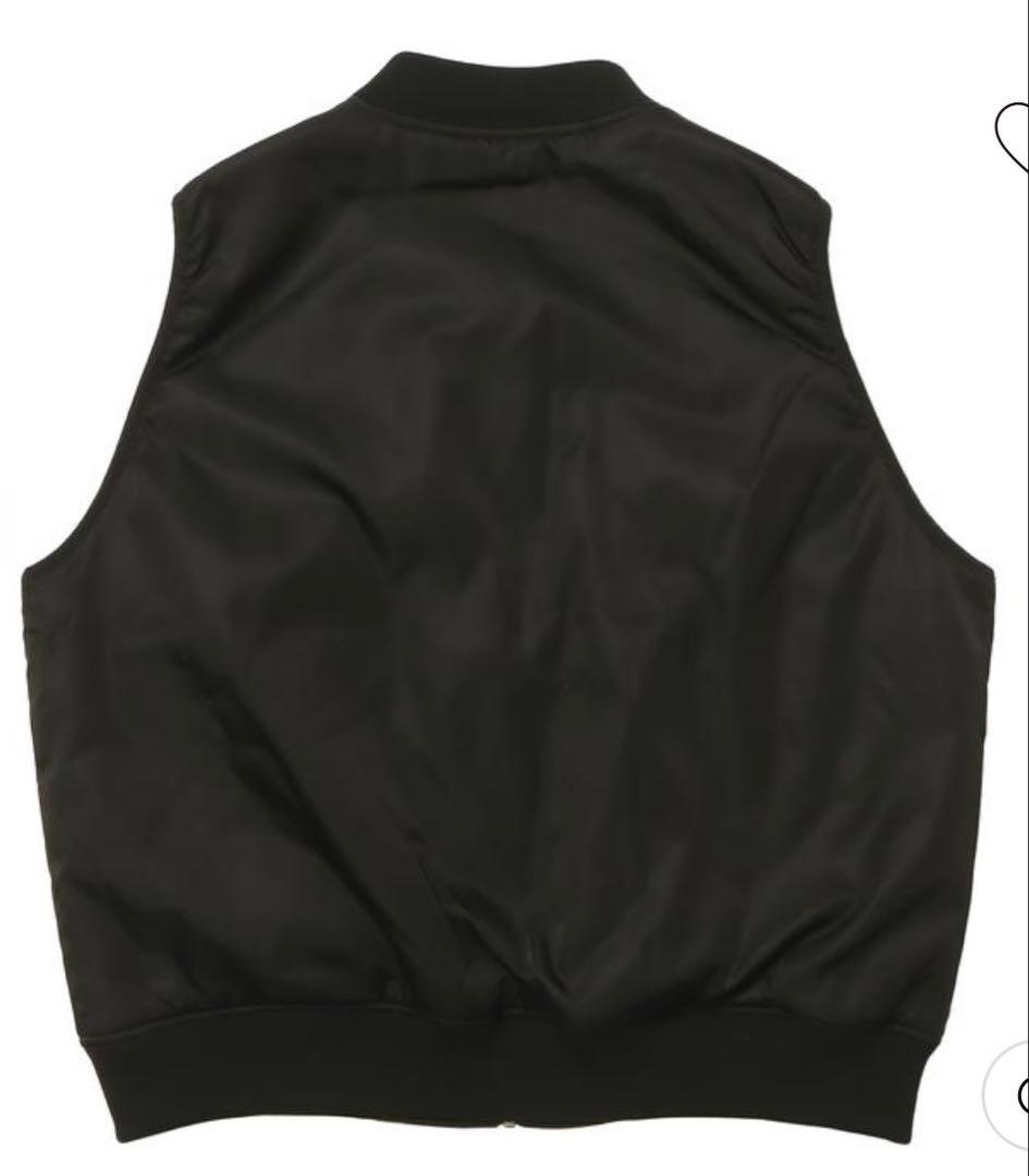 ミュージシャン babyl MA-1 REVERSIBLE VEST BLACK