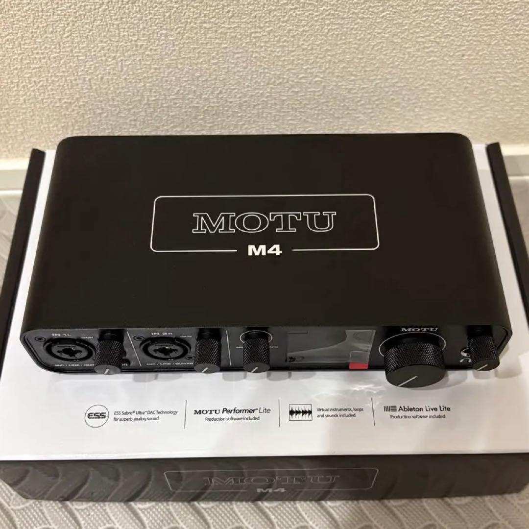 【美品】MOTU M4 高音質オーディオインターフェース ※送料込み