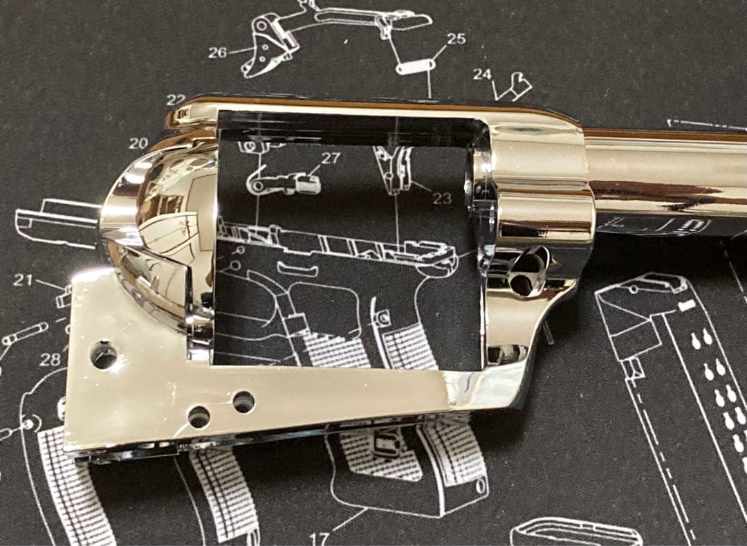 新品 未使用 ハートフォード SAA シルバー アーティラリー バレルフレーム