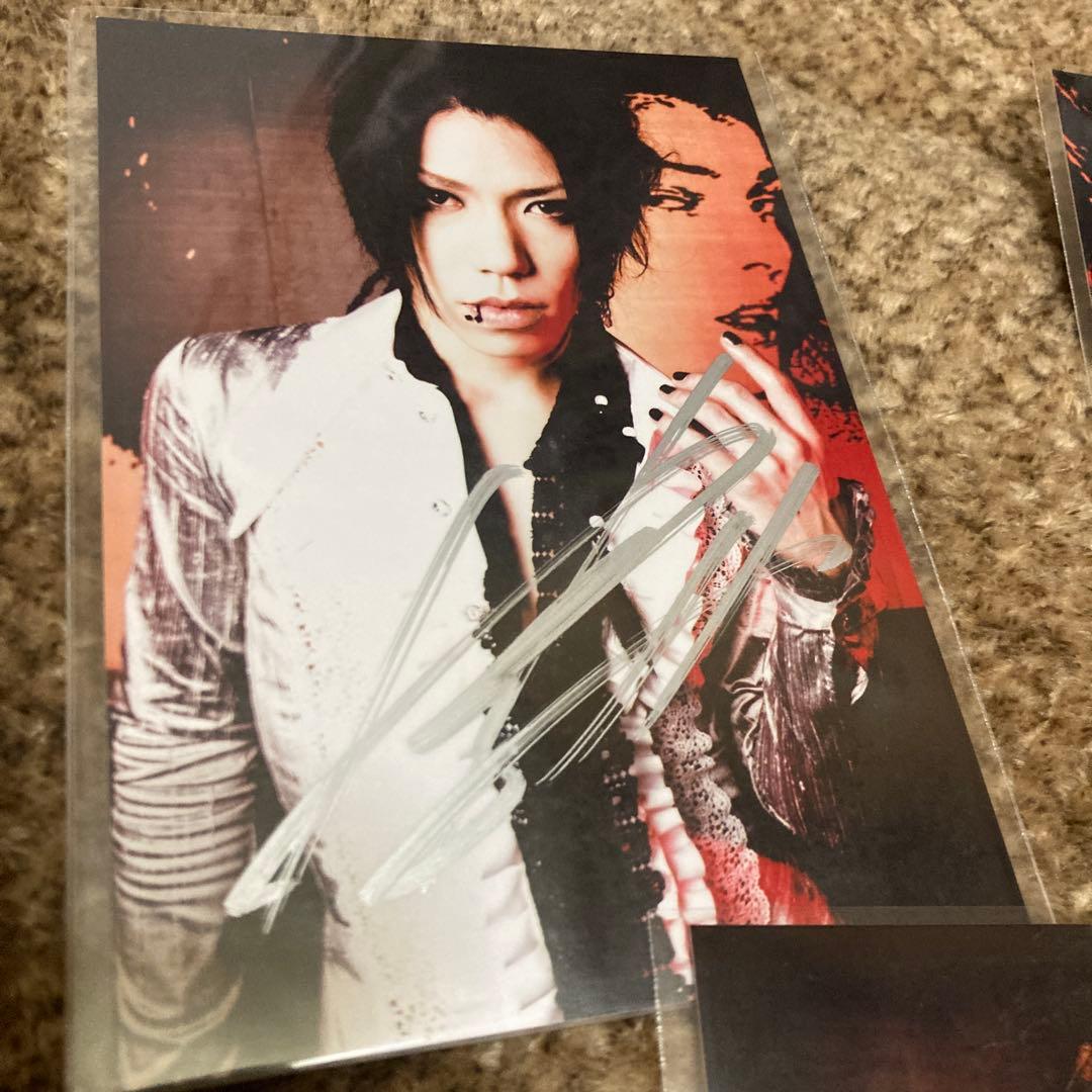 theGazettE直筆サイン入りポラロイド5枚セット