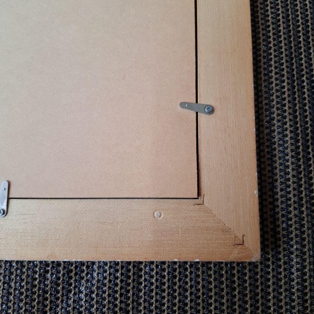 アイボリー フレーム 紫 マット ポスターフレーム　額縁　97×66.5