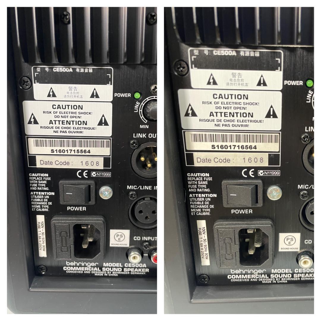 Y☆360 BEHRINGER スピーカー ペア　CE500A