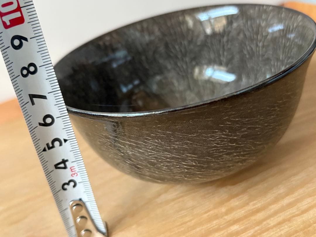 長崎県無形文化財　十三代？ 横石臥牛　現川焼 白鷺 茶碗