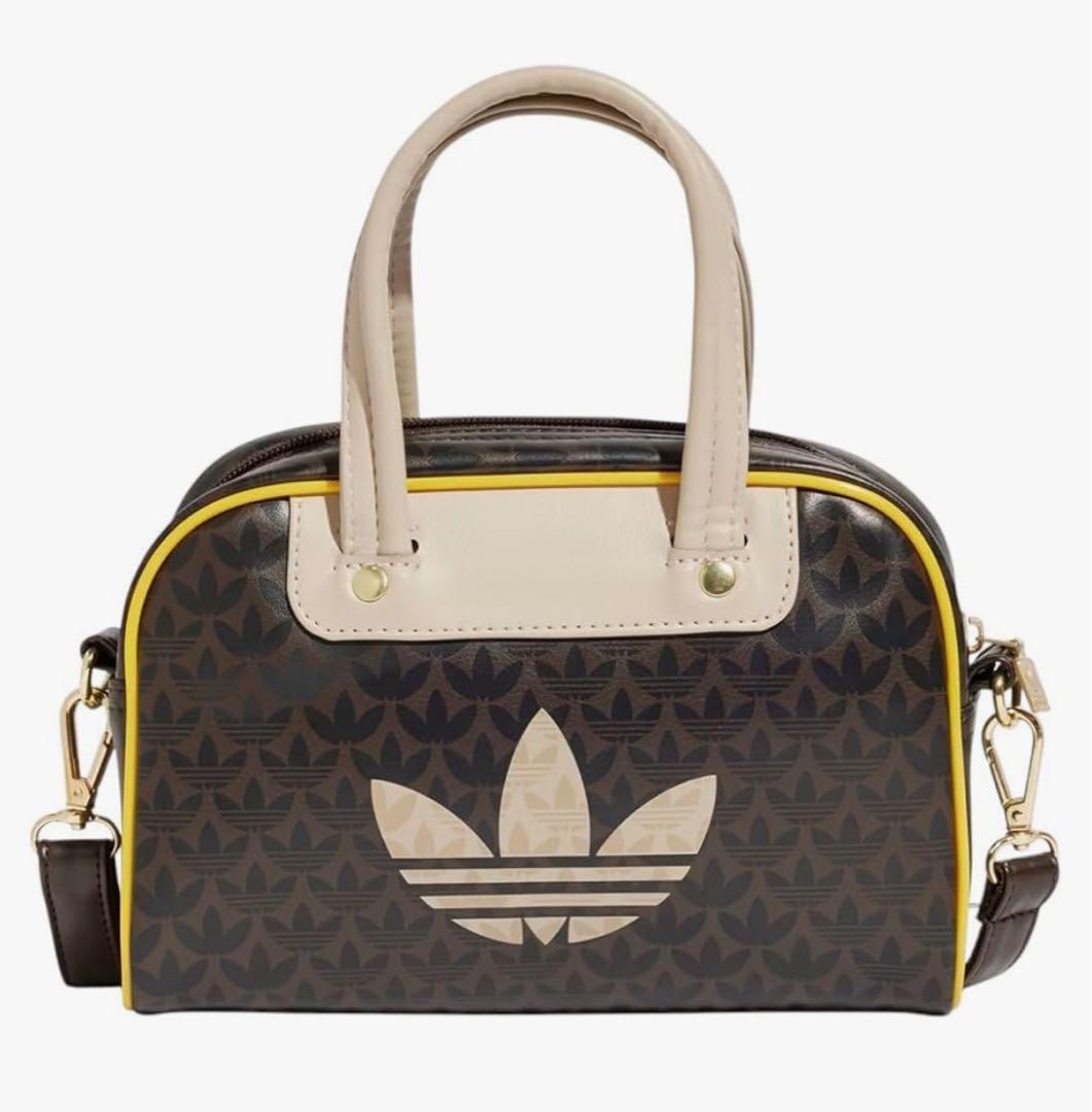 【大人気　日本完売品　新品】adidasミニボウリングバッグ モノグラム