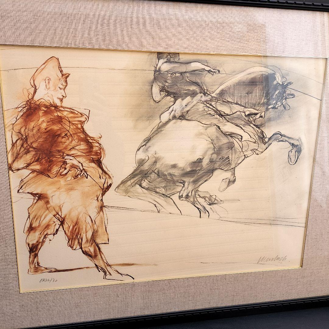 クロード・ワイズバッシュ リトグラフ サーカス フランス人気 作家