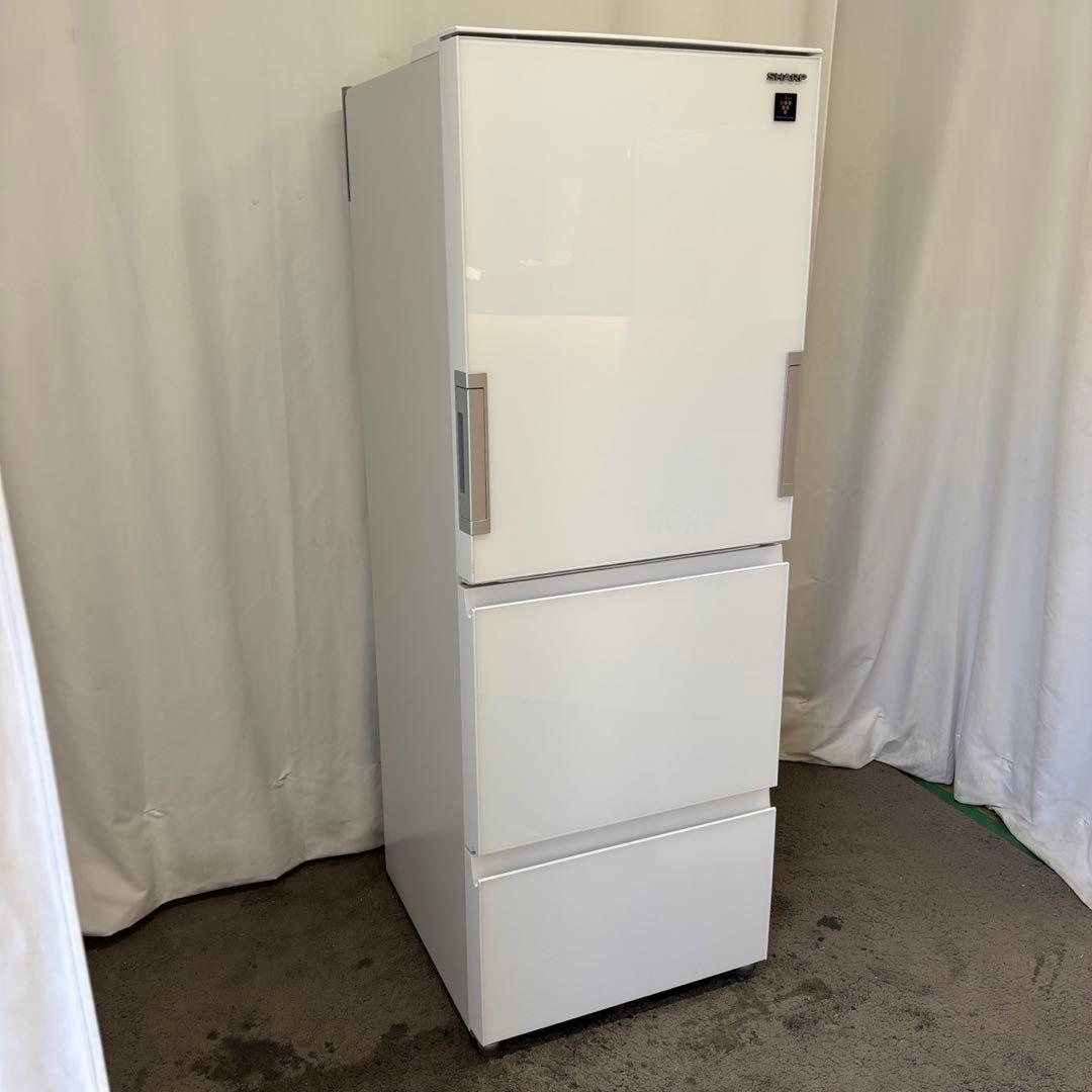 ★31　冷蔵庫　SHARP　大型　300-400ℓ　両開き　安い　設置無料　綺麗