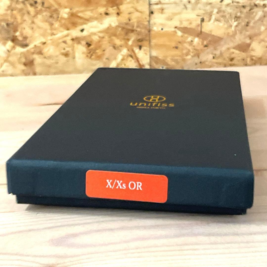 unifiss iPhone Xs X 10 10s ケース カバー オレンジ