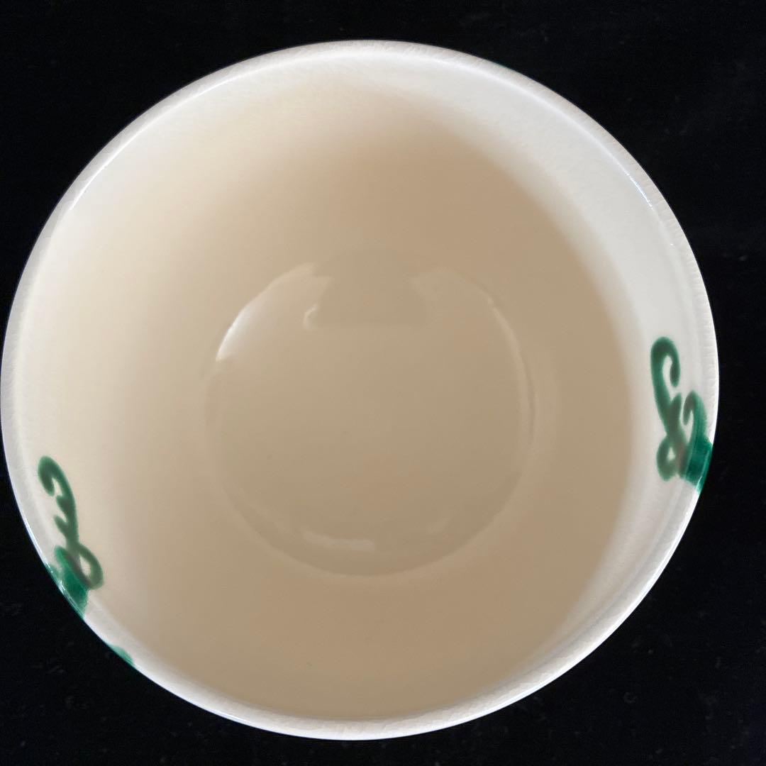 T*o様 京焼　色絵ワラビ茶碗　　新品