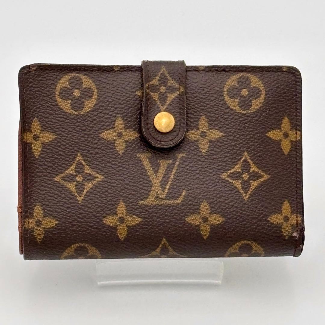 ルイヴィトン　ポルトフォイユ・ヴィエノワ モノグラム　二つ折り財布 がま口