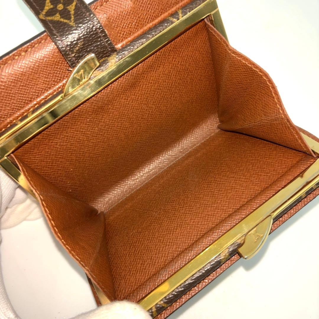 ルイヴィトン　ポルトフォイユ・ヴィエノワ モノグラム　二つ折り財布 がま口