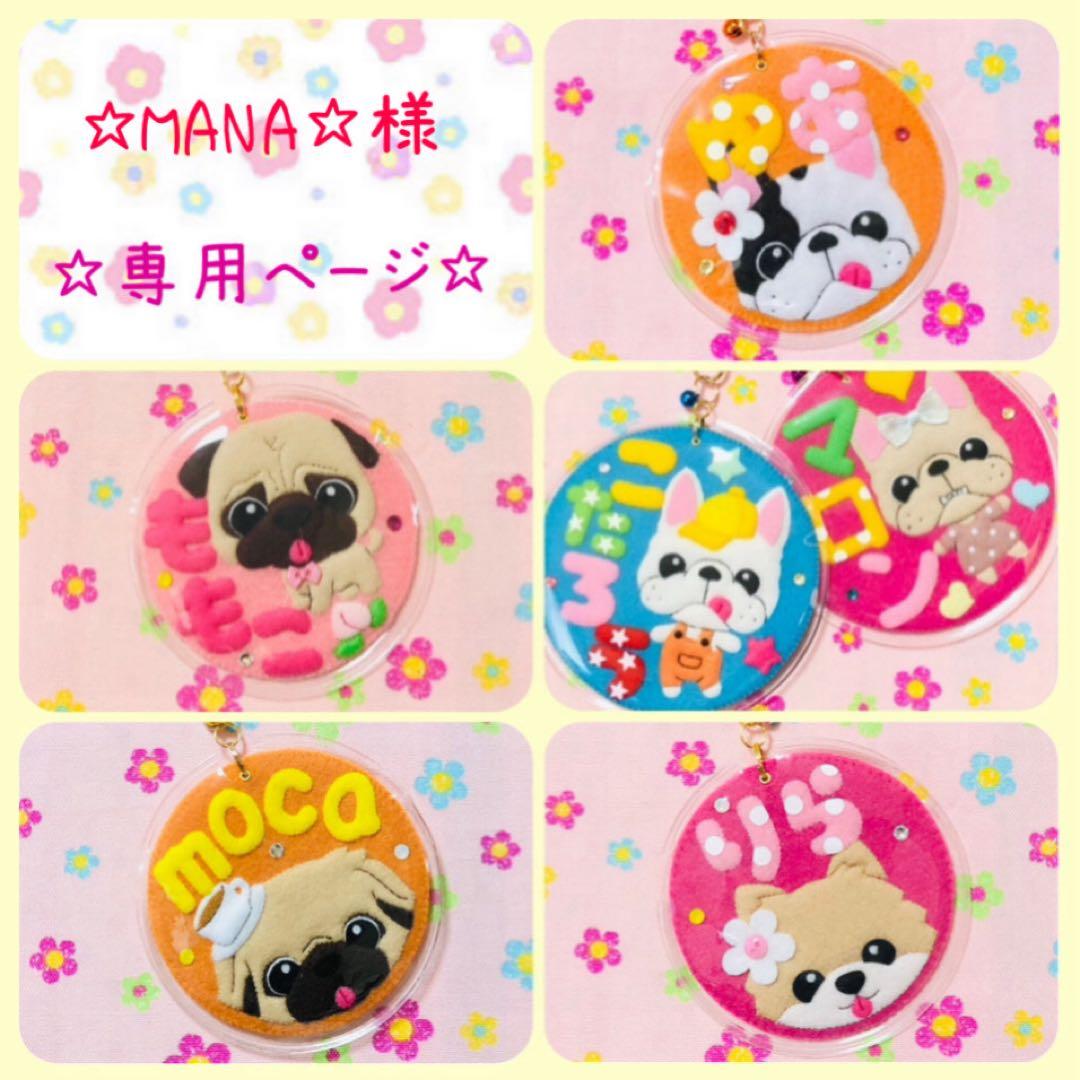 ☆MANA☆様 オーダー専用☆ 迷子札　フェルト　名札