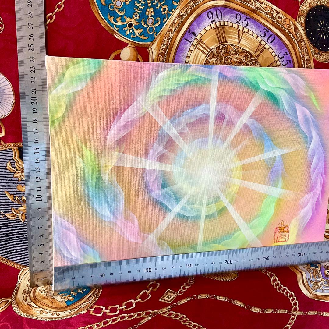 最強開運日セール☆Birth 波動調整 開運 エネルギー宇宙高波動絵画 F4号