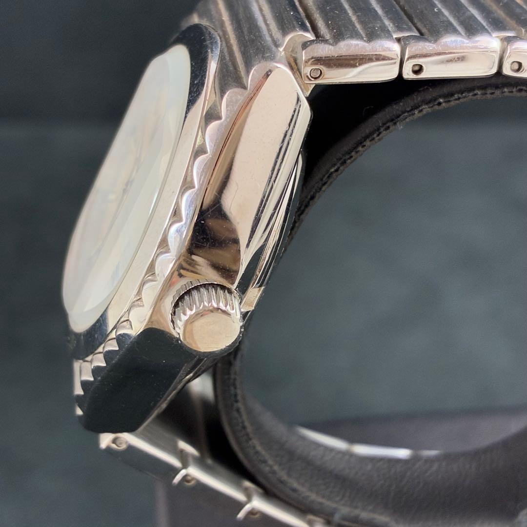 美品　オールドテクノス　スケルトン　ヨーロピアン オートマチック　メンズ　腕時計