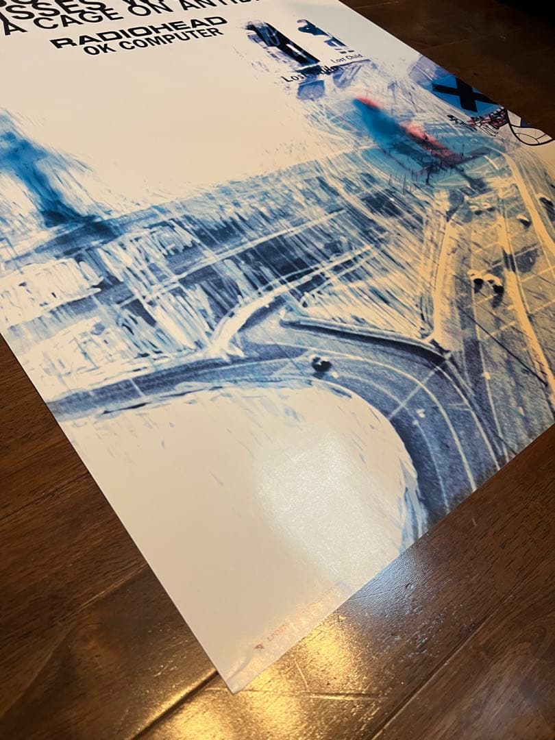 radiohead レディオヘッド ポスター大判w.a.s.t.e.正規