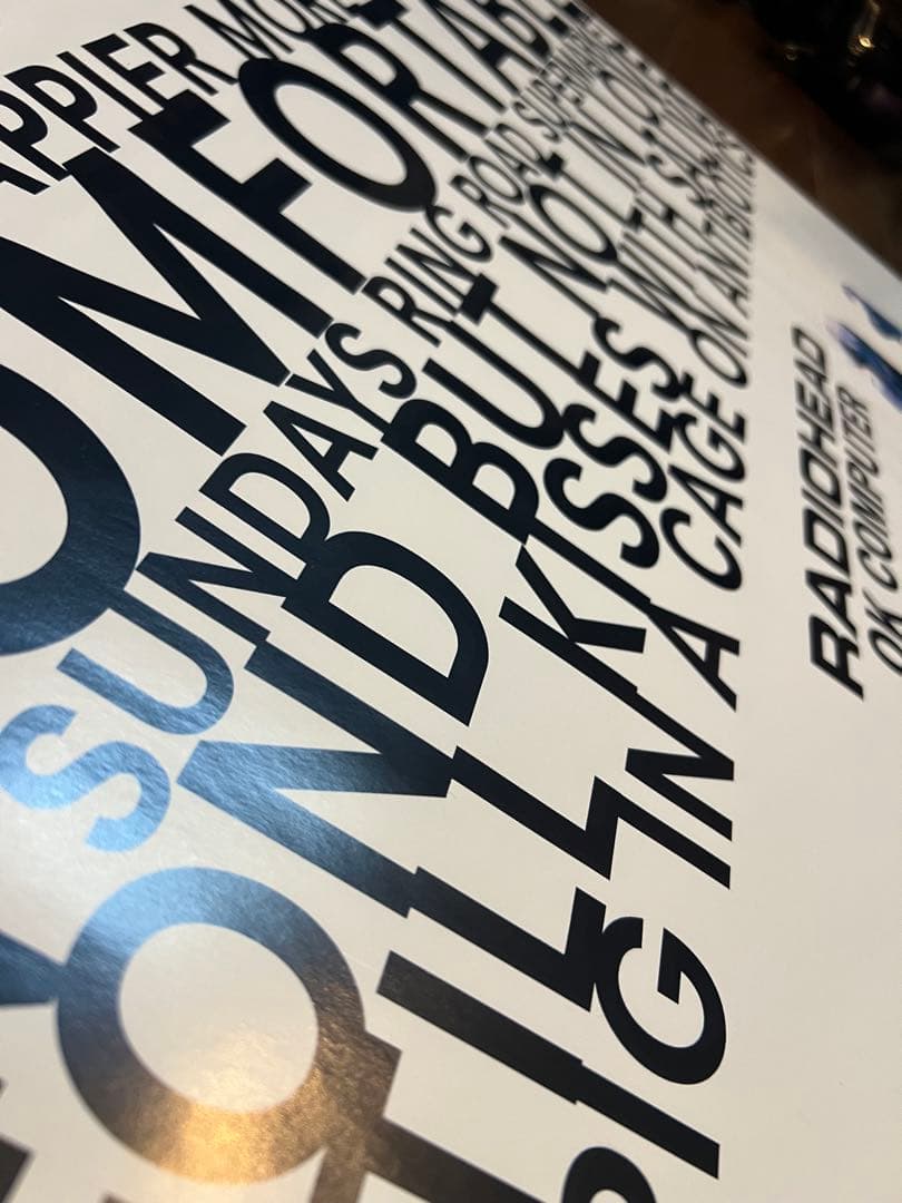 radiohead レディオヘッド ポスター大判w.a.s.t.e.正規