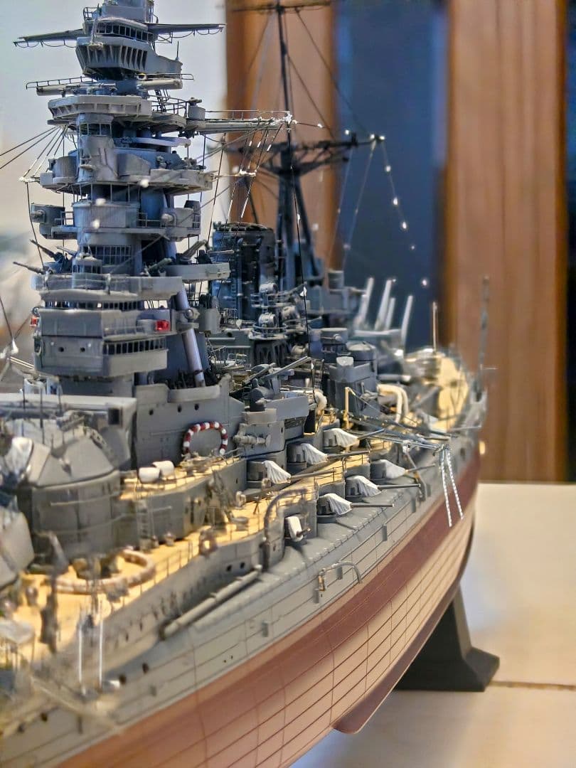 k*郎様 期間限定値下げ　精密模型　長門 開戦時（改） 1/350　ポントス長門