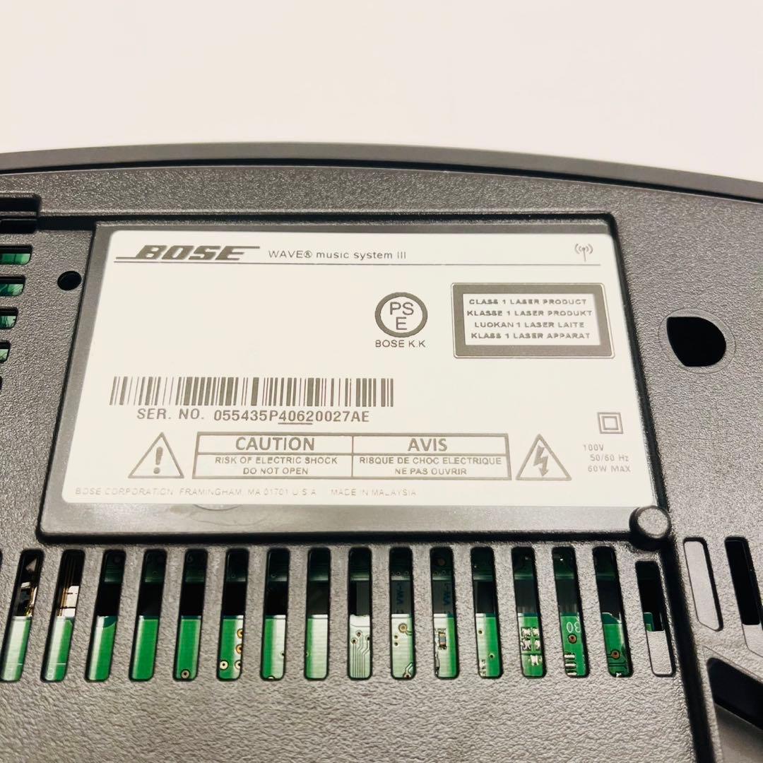 【美品】BOSE Wave music system Ⅲ リモコン付