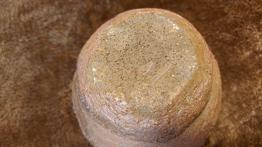 古越前　越前焼　釉薬　壺　花入　薪窯　西浦武　山田和　１客