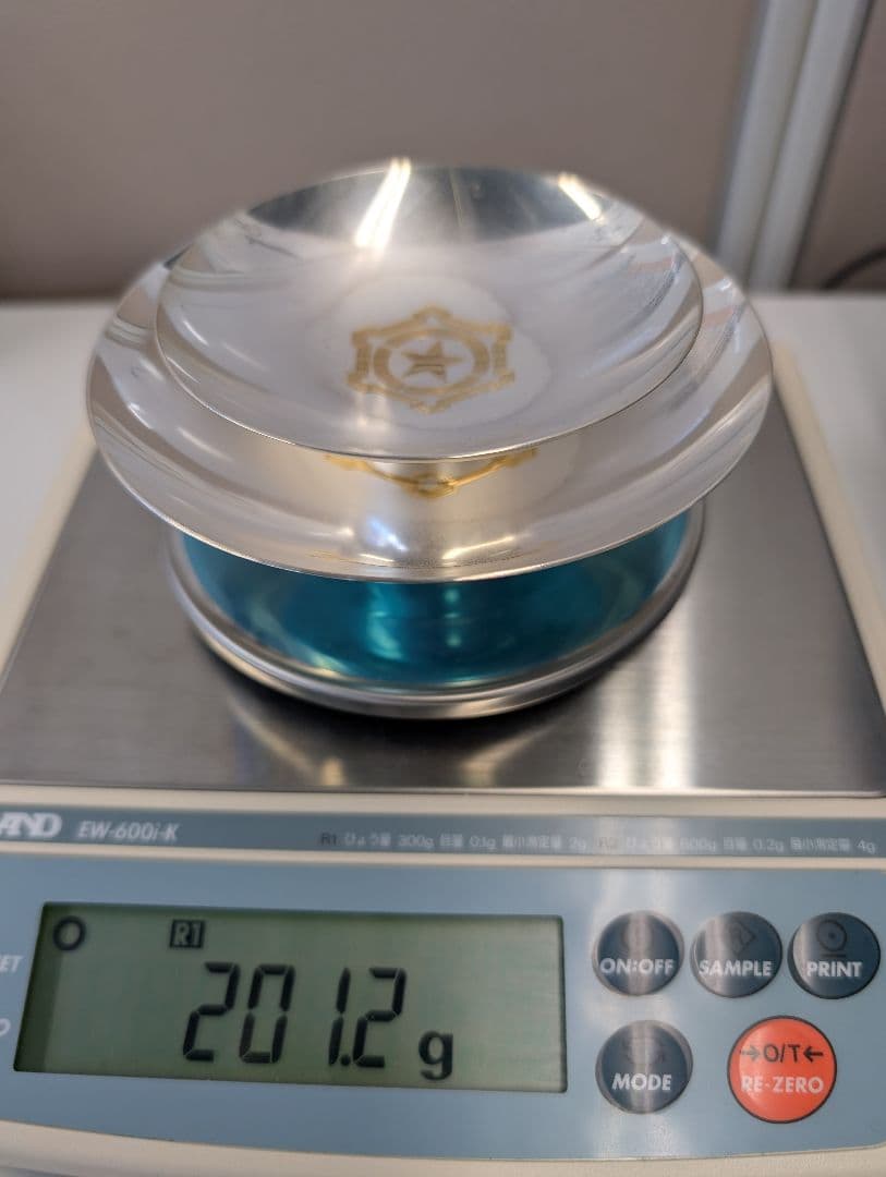 銀杯 純銀 201.1g 札幌市20年・30年勤続 記念品