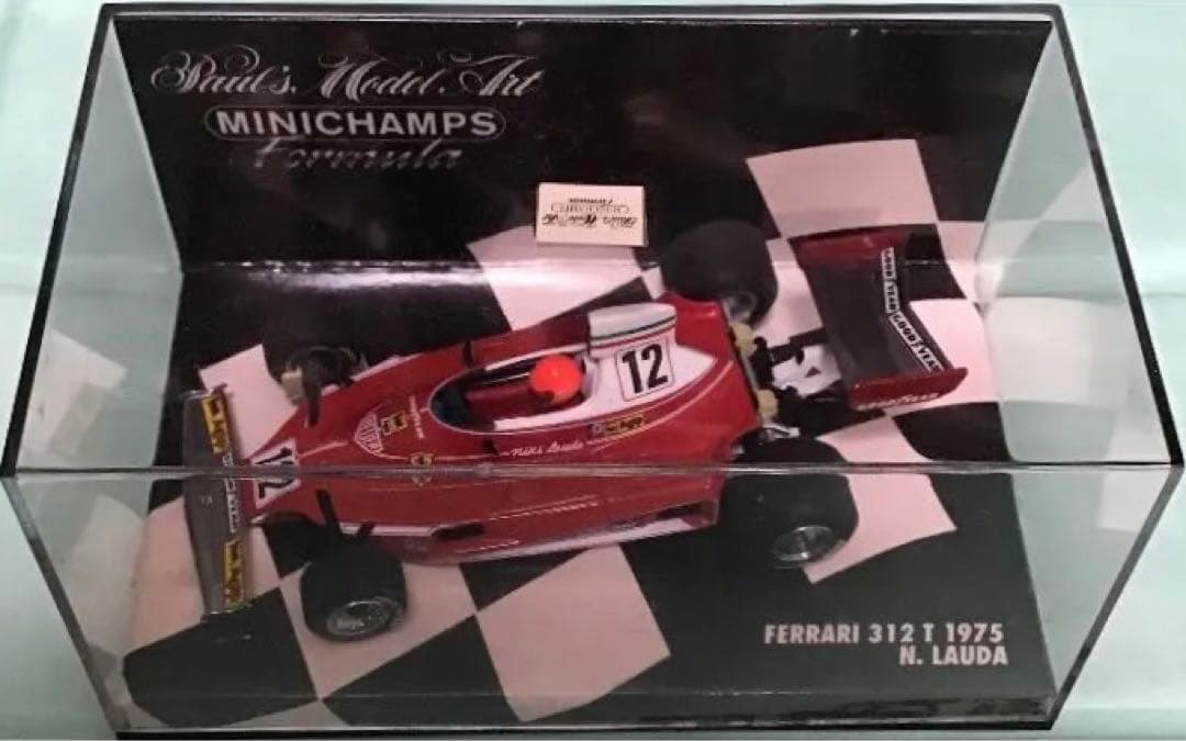 ミニチャンプス 1/43フェラーリ 312T 1975 ニキ・ラウダ