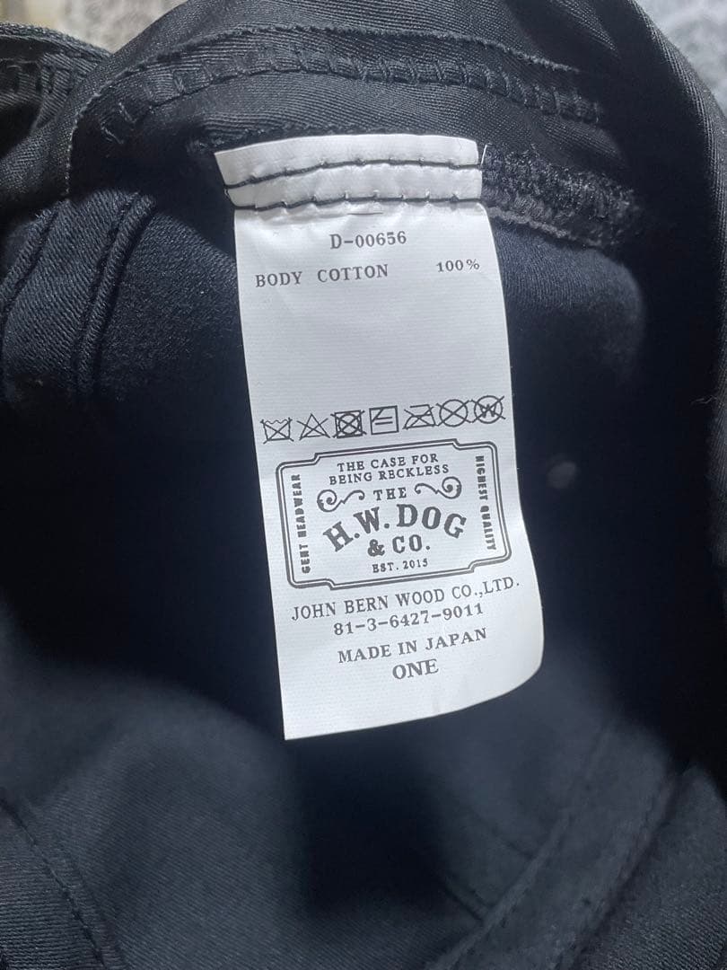 美品　THE H.W. DOG & CO. ジェットキャップ