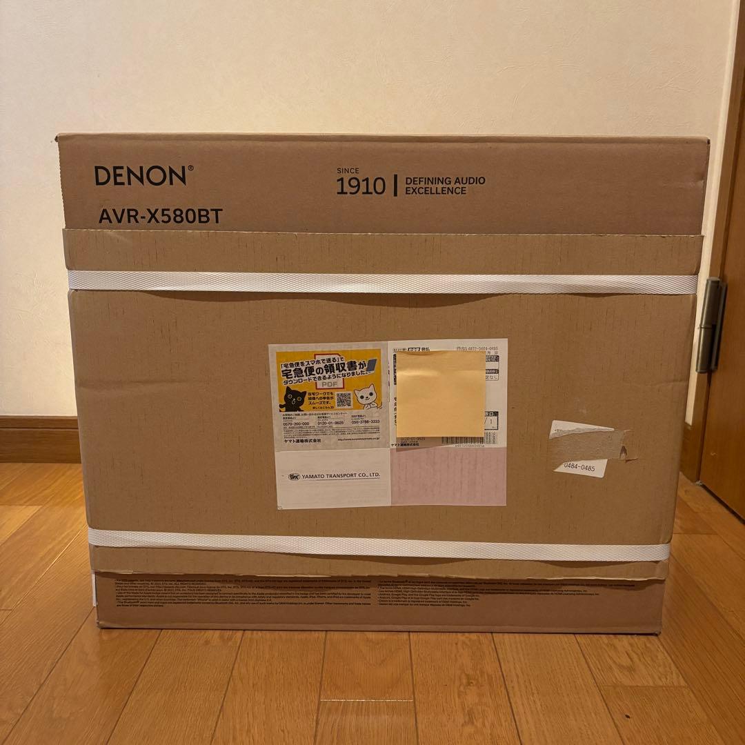 【新品未開封】DENON デノンAVR-X580BT AVアンプ　レシーバー
