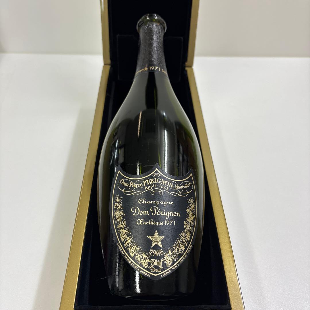 ドン・ペリニョン シャンパン 1971 箱と空き瓶　他同じ商品4点あり。